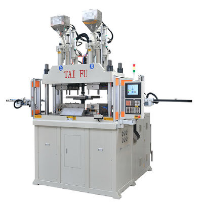 Machine de moulage par injection verticale à double couleur de 120 tonnes pour une prise bicolore