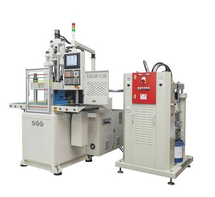 Machine de moulage par injection à bande de silicone à haut rendement