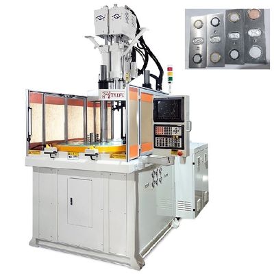 Machine de moulage par injection à double couleur verticale de 120 tonnes pour le couvercle de la batterie de nouvelle énergie