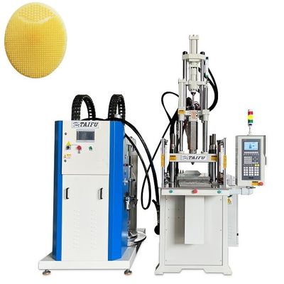 Machine d'injection de silicone LSR verticale de 55 tonnes pour le pad de nettoyage de silicone