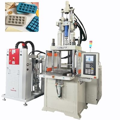 Machine de moulage par injection verticale à double glissement de 85 tonnes pour la fabrication de plateaux de glace en silicone