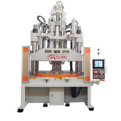 Machine de moulage par injection rotative verticale à planche de travail de 120 tonnes avec certificat CE
