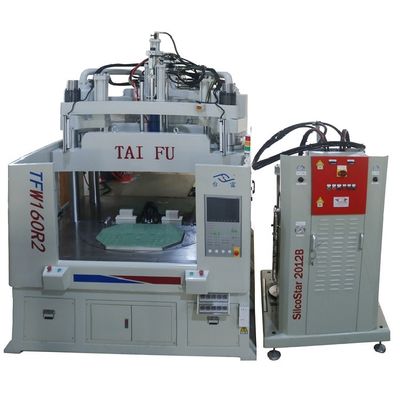 Machine de moulage par injection à rotation verticale en silicone LSR de 160 tonnes