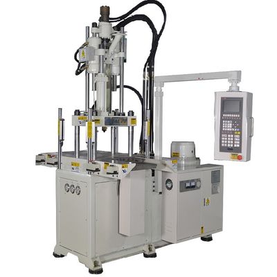 Machine de moulage par injection verticale en plastique à double glissement de 55 tonnes pour boîtier de téléphone portable