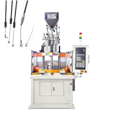 Machine de moulage par injection rotative verticale de câble d'embrayage à 35 tonnes