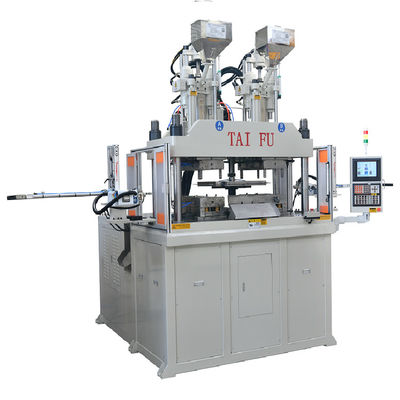 Machine de moulage par injection verticale à double couleur de 120 tonnes pour une prise bicolore