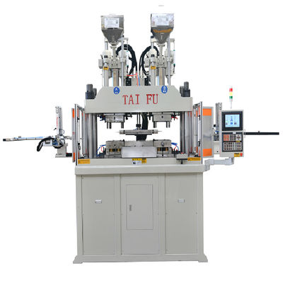 Machine de moulage par injection verticale à double couleur de 120 tonnes pour une prise bicolore