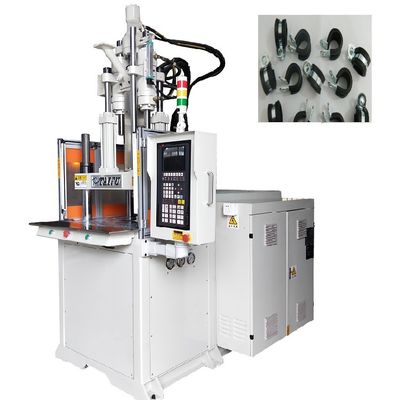Machine de moulage par injection verticale de plastique de 85 tonnes pour tôle de fer recouverte de plastique