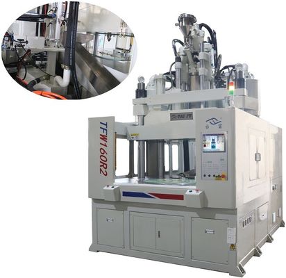 Machine de moulage par injection de filtres d'air de voiture avec table de travail basse