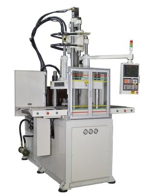 Machine de moulage par injection verticale en plastique avec double planche à roulettes