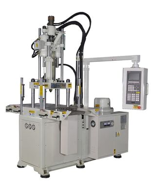 Machine de moulage par injection verticale de câble en plastique avec planche à roulettes à double glissement