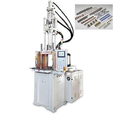 Machine de moulage par injection à haute vitesse verticale de plastique de haute précision pour différents connecteurs
