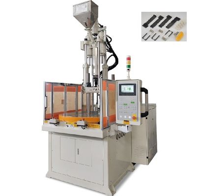 55 tonnes machine de moulage par injection de plastique rotatif vertical