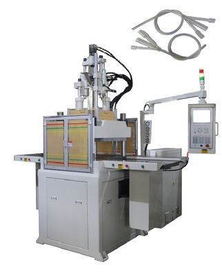 Machine de moulage par injection verticale à double glissement pour produits médicaux