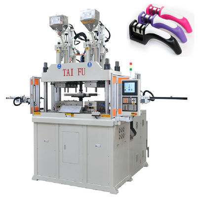 Machine de moulage par injection verticale à double couleur de 120 tonnes utilisée pour l'affûteur