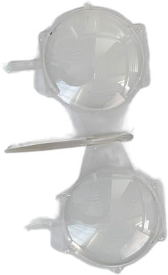 Machine de moulage par injection verticale de haute précision utilisée pour le couvercle des lentilles des phares des voitures