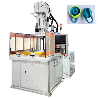 Machine de moulage par injection verticale à double couleur de 120 tonnes utilisée pour le couvercle de tasse à deux couleurs