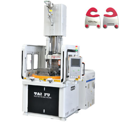 Machine de moulage par injection à table rotative verticale de 120 tonnes utilisée pour le crochet métallique