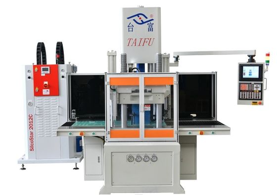 Machine de moulage par injection de silicone LSR de 120 tonnes avec table de travail basse