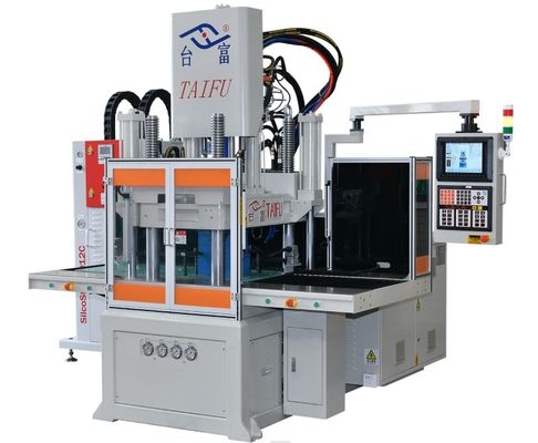 Machine de moulage par injection de silicone LSR de 120 tonnes avec table de travail basse