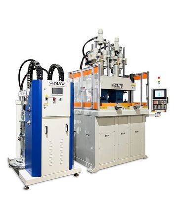 Machine de moulage par injection de silicone à table rotative à deux couleurs LSR 120 tonnes