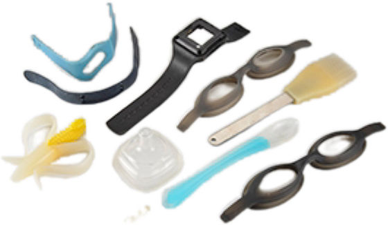 Machine de moulage par injection de caoutchouc de silicone liquide de 35 tonnes avec système d'alimentation