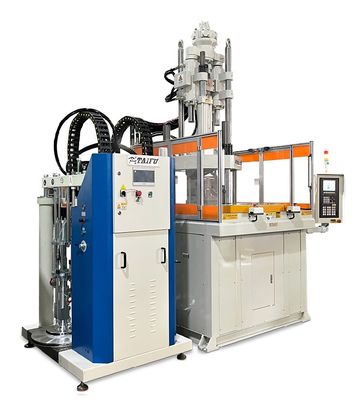 Machine de moulage par injection de silicone liquide verticale LSR utilisée pour le cathéter urinaire