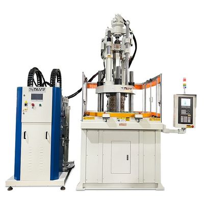 Machine de moulage par injection de silicone liquide verticale LSR utilisée pour les masques