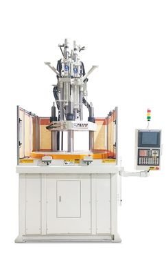 Machine de moulage par injection à double couleur verticale de 120 tonnes utilisée pour les produits pour bébés en silicone
