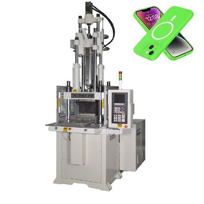 Machine de moulage par injection verticale à glissade unique de 85 tonnes pour boîtier de téléphone en silicone