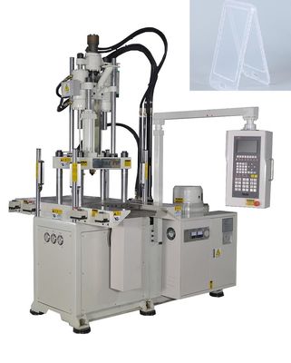 55 tonnes machine de moulage par injection verticale à double glissement