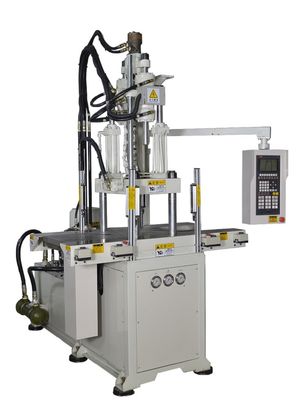 55 tonnes machine de moulage par injection verticale à double glissement