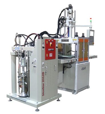 Machine de moulage par injection de silicone à double glissement