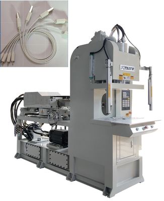 Machine de moulage par injection de câbles de données de 55 tonnes à haut rendement avec blanc de type C