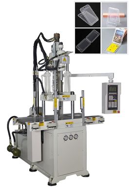 Machine à injection verticale à double glissement de 55 tonnes pour la fabrication de précision