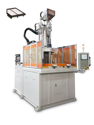 Machine d'injection verticale rotative à haut rendement de 120 tonnes utilisée pour la fabrication de filtres à air/huile