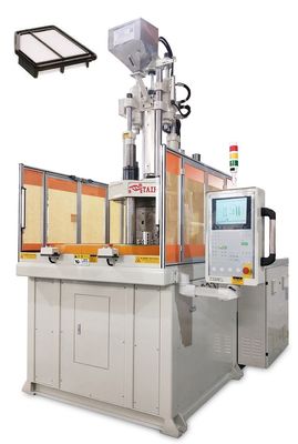Machine d'injection verticale rotative à haut rendement de 120 tonnes utilisée pour la fabrication de filtres à air/huile