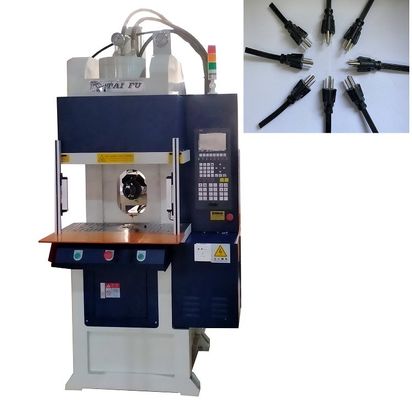 Machine de moulage par injection verticale à haute efficacité de 55 tonnes pour câble électrique de couleur bleue