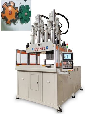 Machine de moulage par injection à double couleur verticale de 170 tonnes pour l'extension de sortie