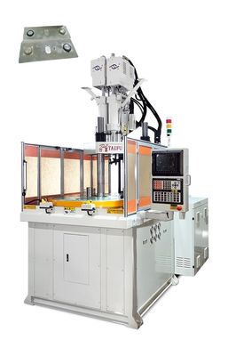Machine de moulage par injection à double couleur verticale de 120 tonnes pour le couvercle de la batterie de nouvelle énergie