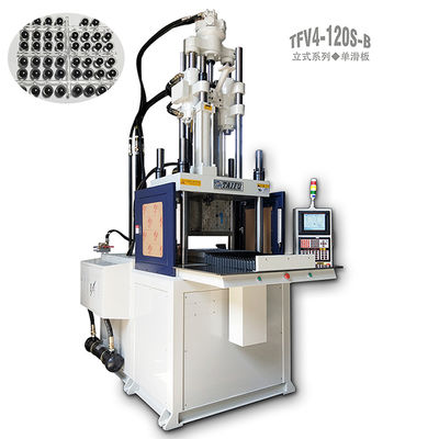 Machine de moulage par injection verticale à glissade unique de 120 tonnes de haute sécurité pour les yeux de jouet