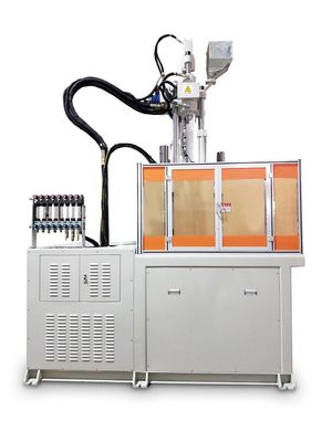 Machine de moulage par injection verticale rotative à haute efficacité 120 tonnes