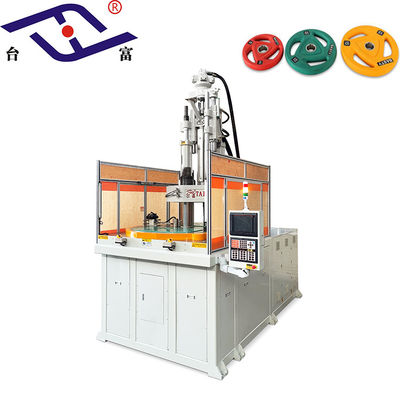 Machine de moulage par injection verticale rotative à haute efficacité de 200 tonnes pour barbelles