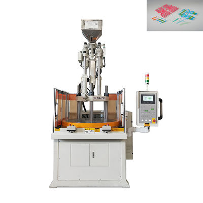 Machine à moulage par injection de plastique rotative verticale de 55 tonnes utilisée pour le fil dentaire