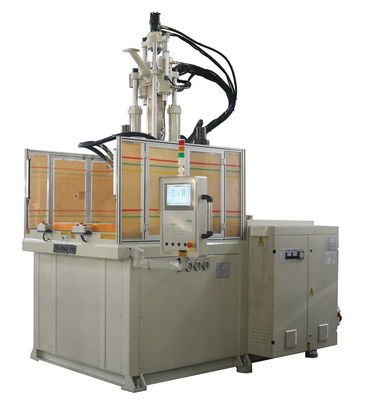 Machine de moulage par injection verticale à roues en plastique de 85 tonnes avec table rotative
