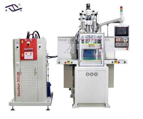 Machine de moulage par injection verticale LSR de 85 tonnes pour lunettes de natation en silicone