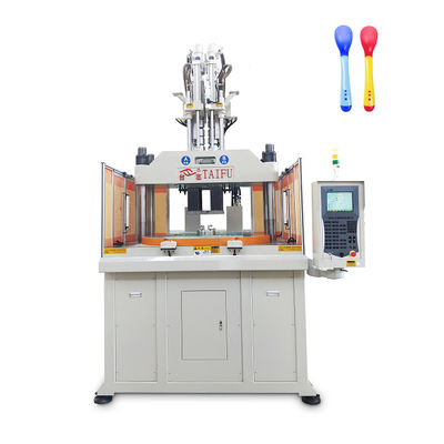 Machine à injection verticale à deux couleurs de 160 tonnes pour fabriquer des ustensiles de table pour enfants