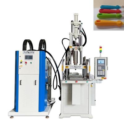 Machine de moulage par injection de silicone verticale pour fabriquer une poignée de couteau en silicone