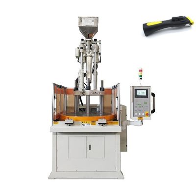 Facile à utiliser Machine de moulage par injection verticale rotative pour les poignées d'ustensiles de cuisine