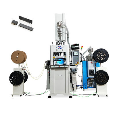 Machine de moulage par injection verticale à haute précision et à grande vitesse pour la fabrication de connecteurs